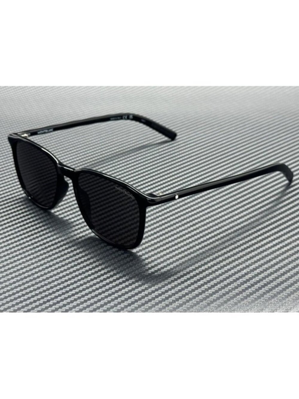 New Montblanc Men Black Sunglasses 53-17-145